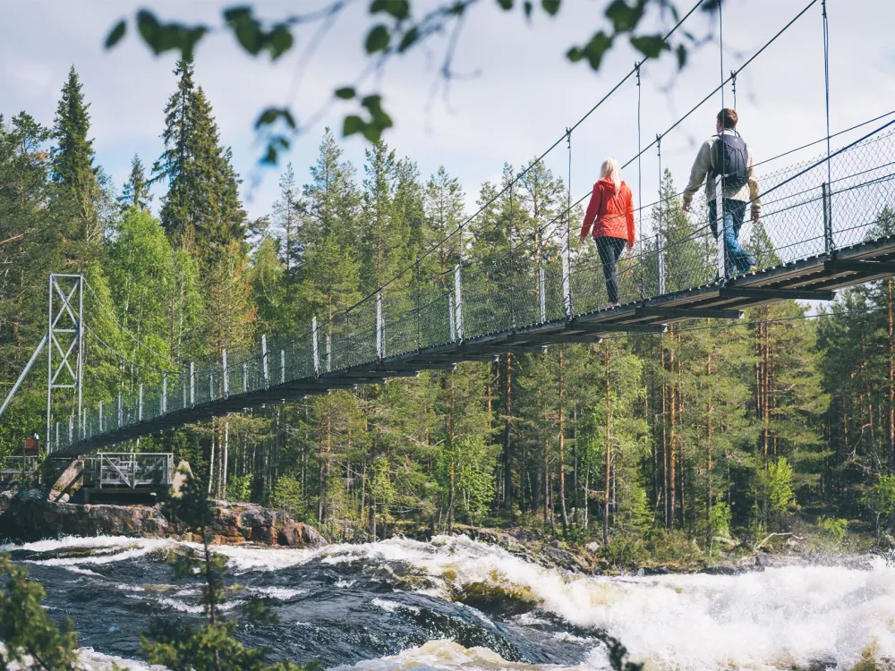 The Mårdseleforsen rapids